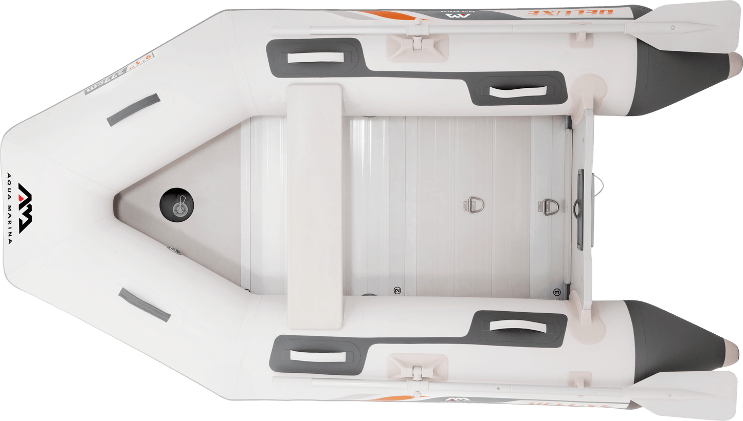 Aqua Marina A-Deluxe 9'1'' (2.77m) Inflatable Speed Boat with Aluminum Deck – Rugged, Motor-Ready Boat for Real Adventures