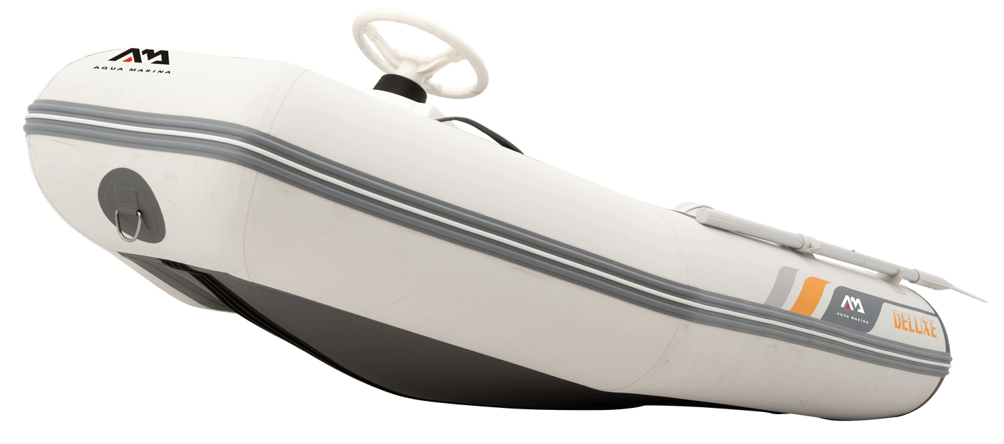Aqua Marina A-Deluxe 9'1'' (2.77m) Inflatable Speed Boat with Aluminum Deck – Rugged, Motor-Ready Boat for Real Adventures
