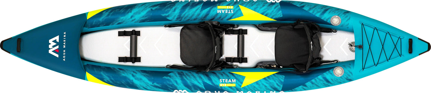Aqua Marina Steam 412 Whitewater 2 Person Inflatable Kayak