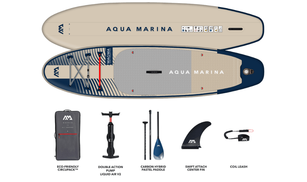 Aqua Marina Magma 11’2″ SUP: Inflatable All-Around Board for Beginners and Experts