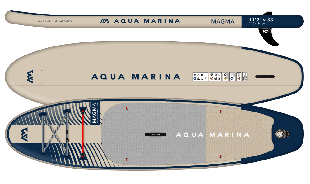 Aqua Marina Magma 11’2″ SUP: Inflatable All-Around Board for Beginners and Experts