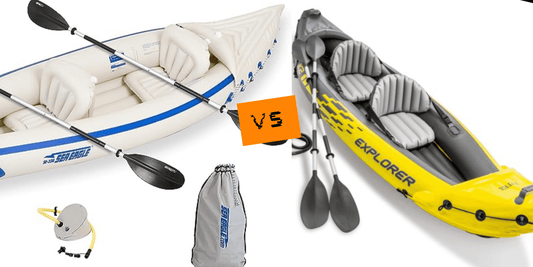 Budget Kayaking Bliss: Intex Explorer K2 vs. Sea Eagle 330 - Trails And Lakes