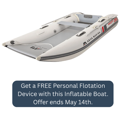 Aqua Marina Aircat Catamaran Style Inflatable Boat 11 ft Lightweight & Stable