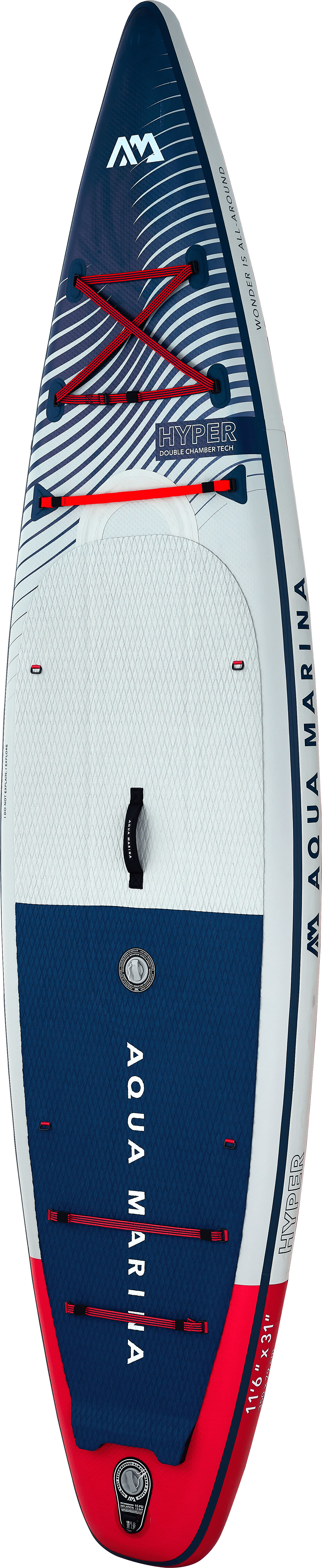 Aqua Marina Hyper 12’0″ SUP: Inflatable All-Around Board for Beginners and Experts