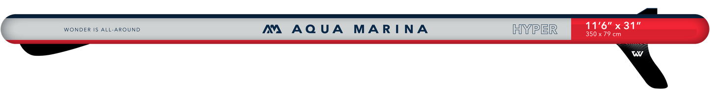 Aqua Marina Hyper 12’0″ SUP: Inflatable All-Around Board for Beginners and Experts