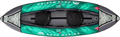 Aqua Marina Laxo - 320 Recreational 2 Person Kayak | Heavy Duty Inflatable Kayak 2 Person
