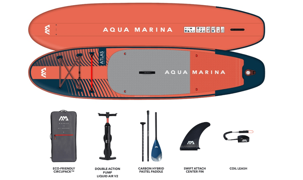 Aqua Marina Atlas 12’0″ SUP: Inflatable All-Around Board for Beginners and Experts