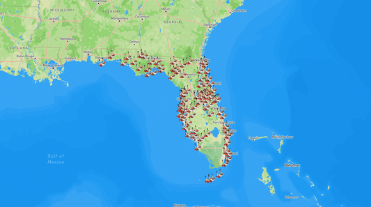Super Secret Explorer Launch Site Map